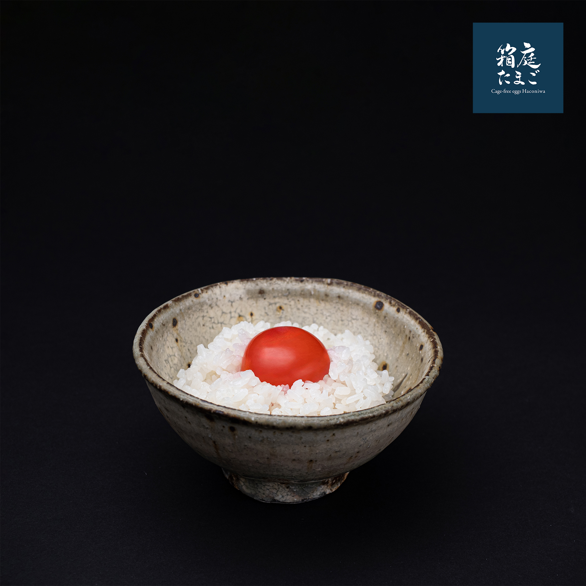 井上茂さん食器で箱庭茜たまごかけごはん