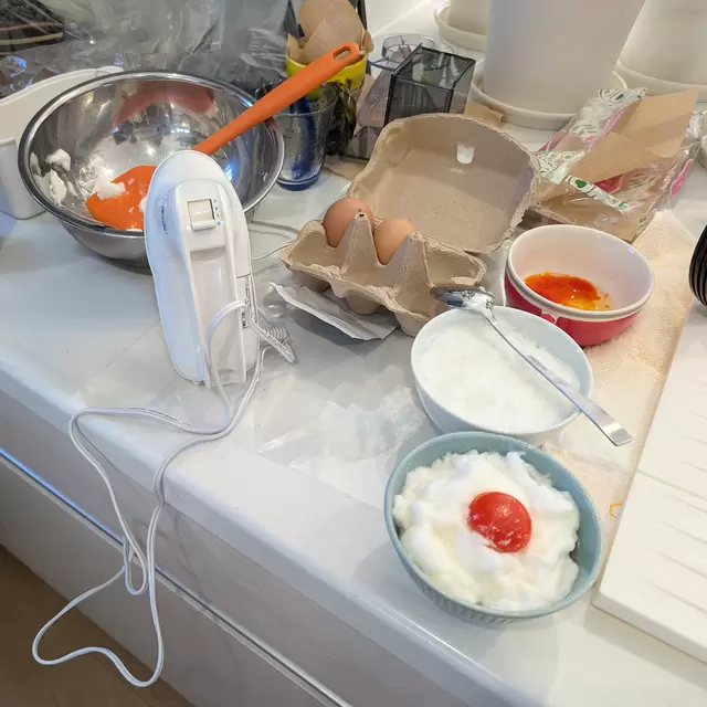 たまごかけごはん作り